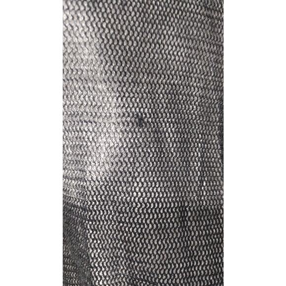 People Like Frank Double Layer Pullover Sweater, Black and White, Size XS - Picture 2 of 8